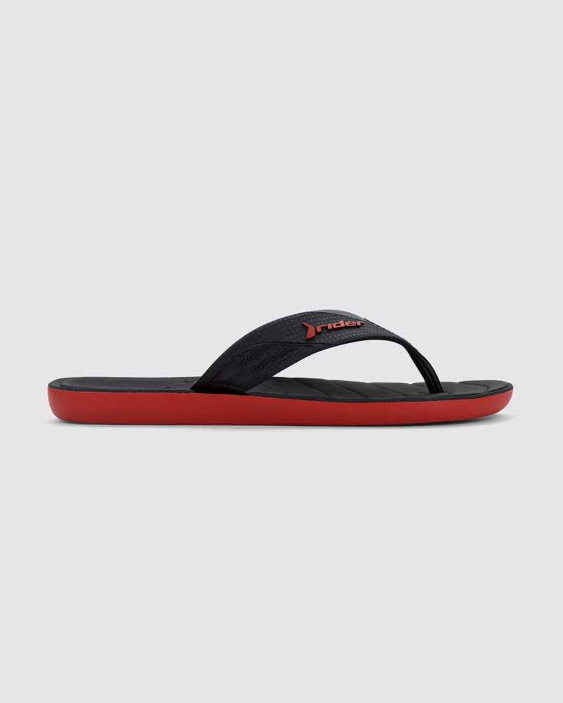 SANDALIA HOMBRE_ NEGRO/ROJO PLUS RIDER 38-39