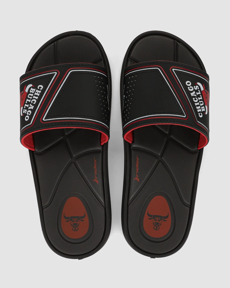 SANDALIA HOMBRE_ NEGRO/AZUL CHICAGO BULLS PUMP RIDER - 2