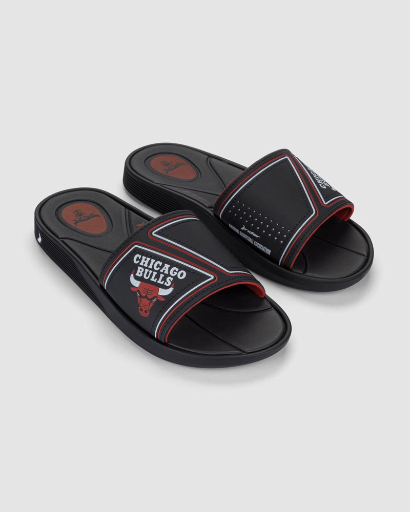 SANDALIA HOMBRE_ NEGRO/AZUL CHICAGO BULLS PUMP RIDER - 3