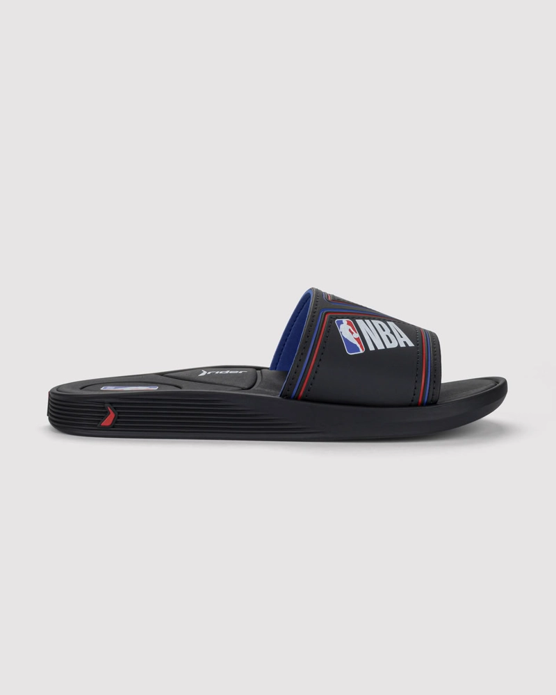 SANDALIA HOMBRE_ NEGRO/AZUL NBA PUMP RIDER - 1