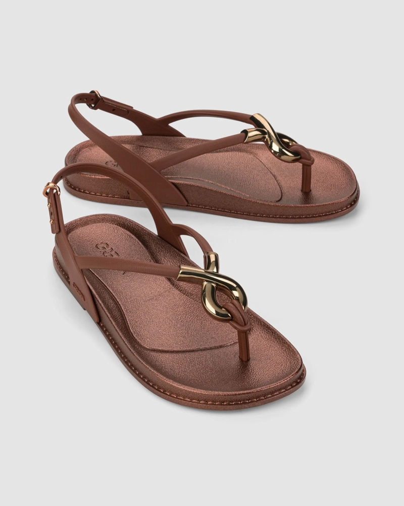 SANDALIA MUJER_ CAFE MUSA GRENDHA - 3