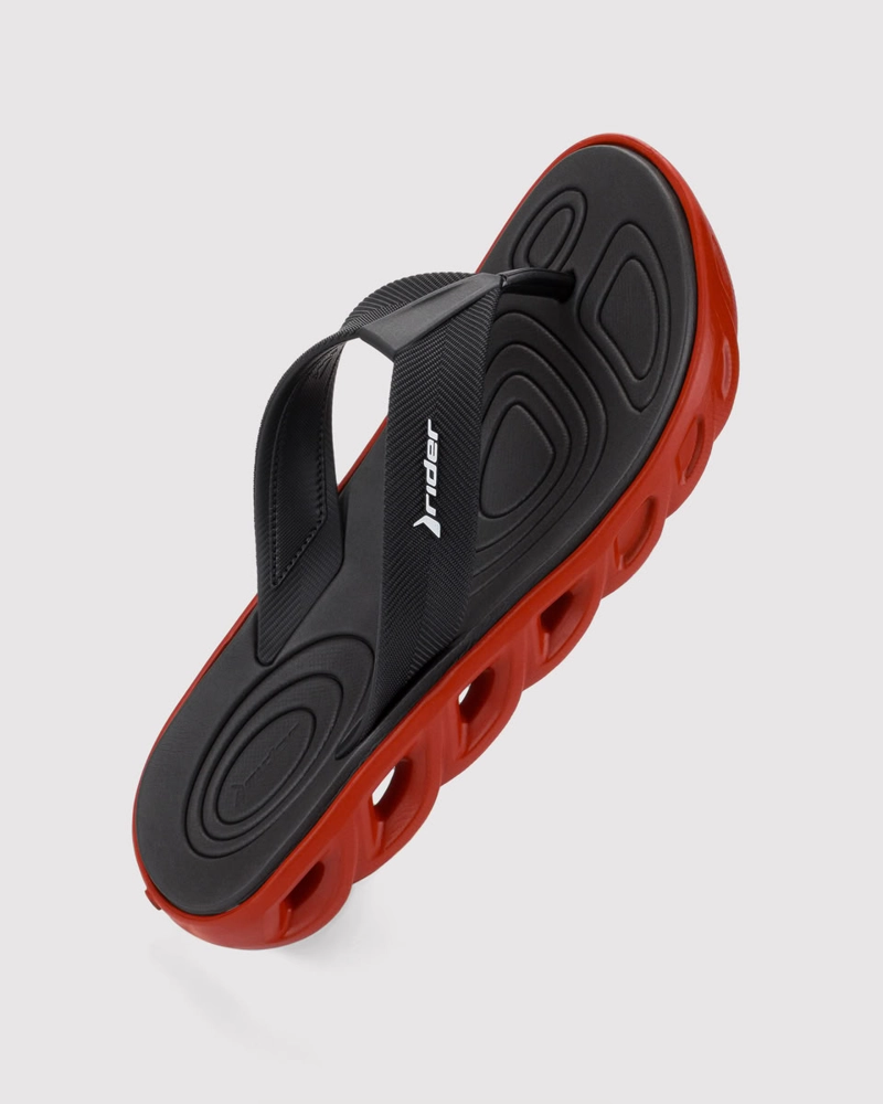 SANDALIA HOMBRE_ NEGRO/ROJO R POWER RIDER - 1