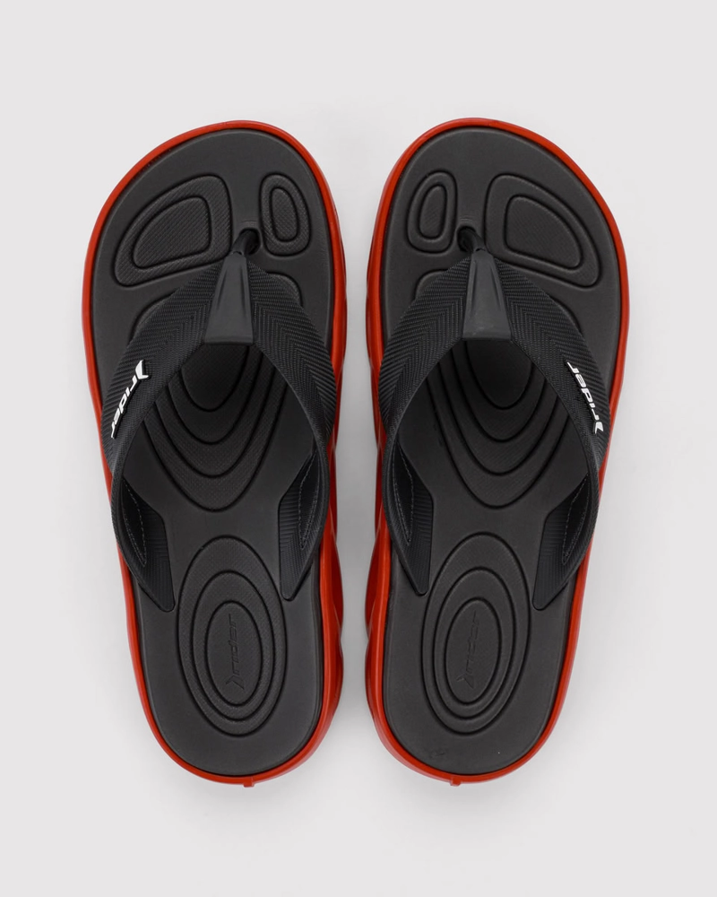 SANDALIA HOMBRE_ NEGRO/ROJO R POWER RIDER - 2