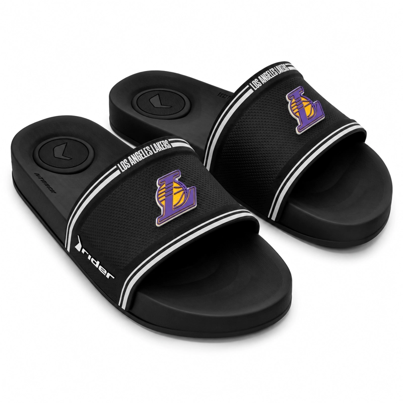 SANDALIA HOMBRE_ NEGRO LAKERS BASIC RIDER - 2
