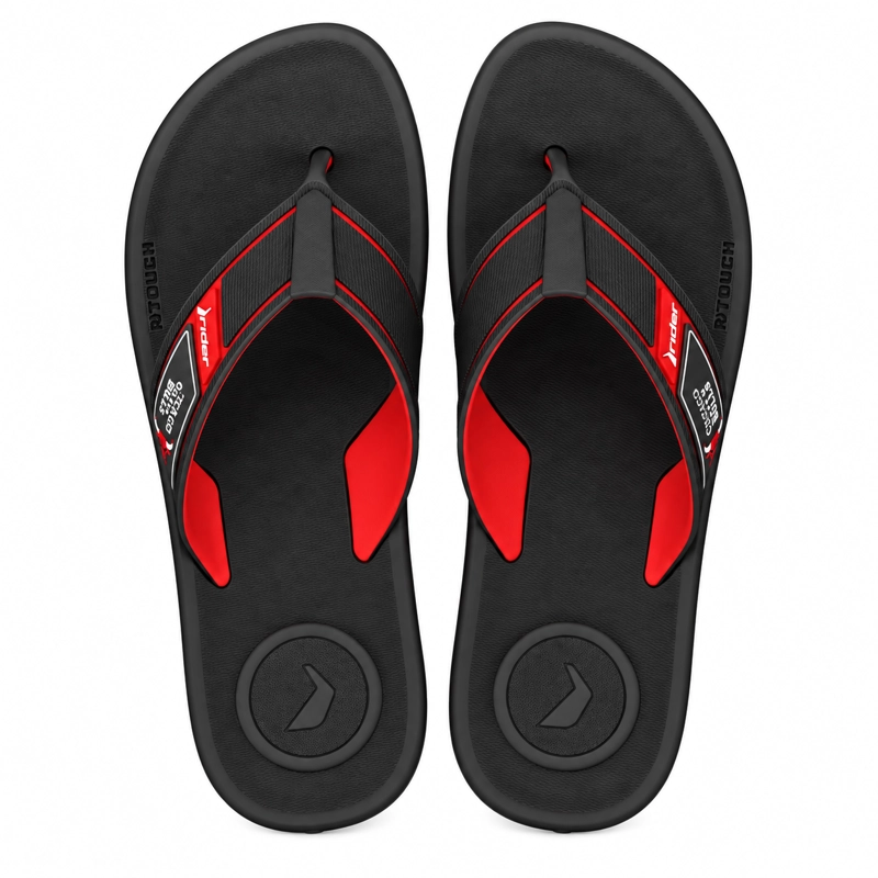 SANDALIA HOMBRE_ NEGRO/ROJO TRACE DUO RIDER - 2