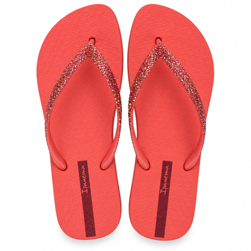 SANDALIA MUJER_ ROJO/GLITTER UP IPANEMA - 2