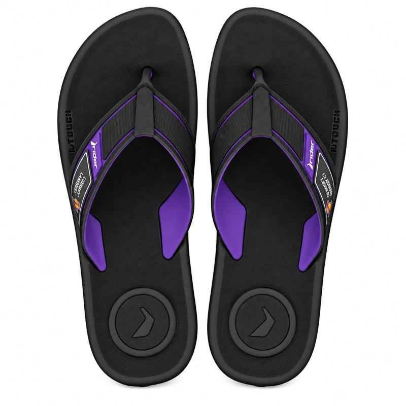 SANDALIA HOMBRE_ NEGRO/MORADO TRACE DUO RIDER - 2