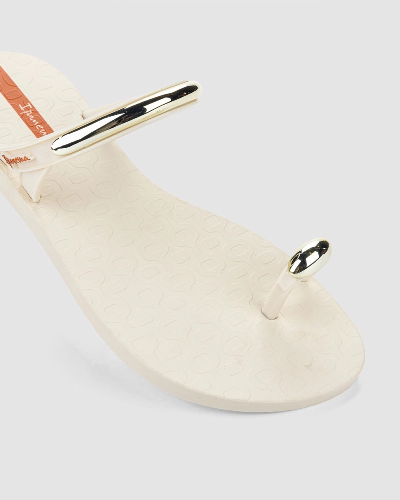SANDALIA MUJER_ NEGRO BEIGE LUX IPANEMA - 2