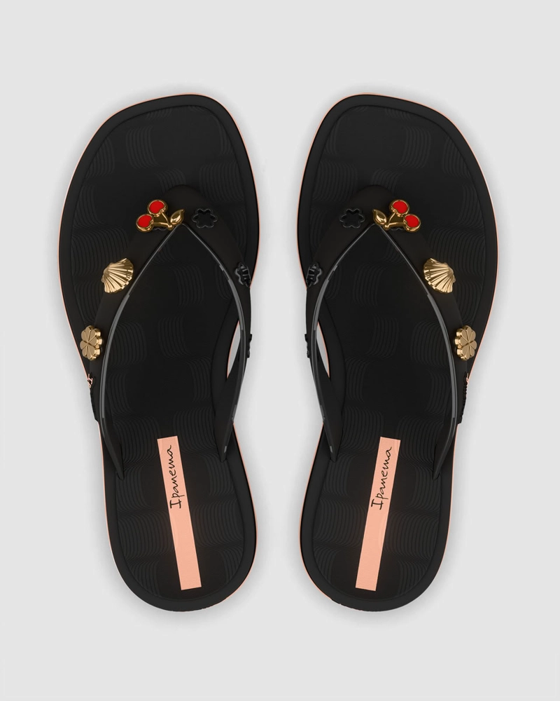SANDALIA MUJER_ NEGRO PIN MANIA IPANEMA - 2