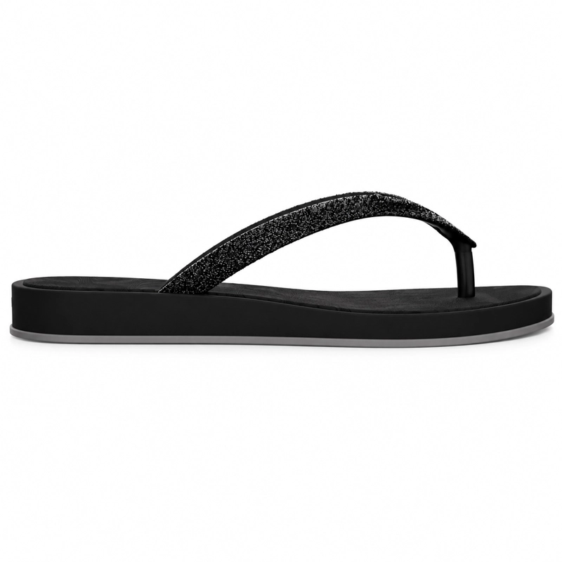 SANDALIA MUJER_ NEGRO/GLITTER GOLD IPANEMA - 1