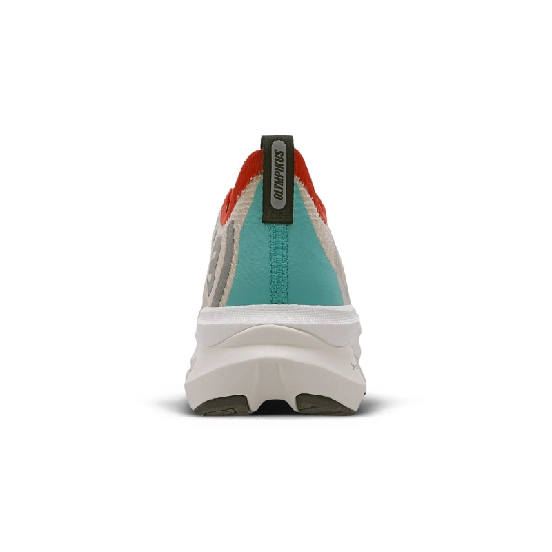 ZAPATILLA RUNNING MUJER CORRE GRAFENO 3 CELESTE/ROJO/ARENA - 6