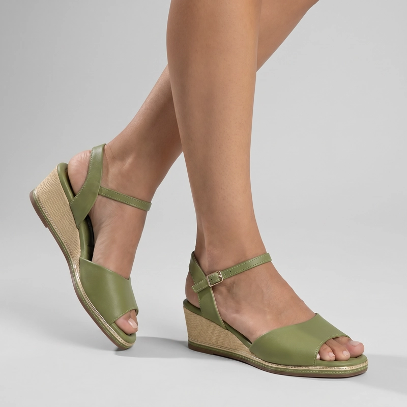 SANDALIA MUJER_ VERDE OLIVA DAILA PICCADILLY - 3
