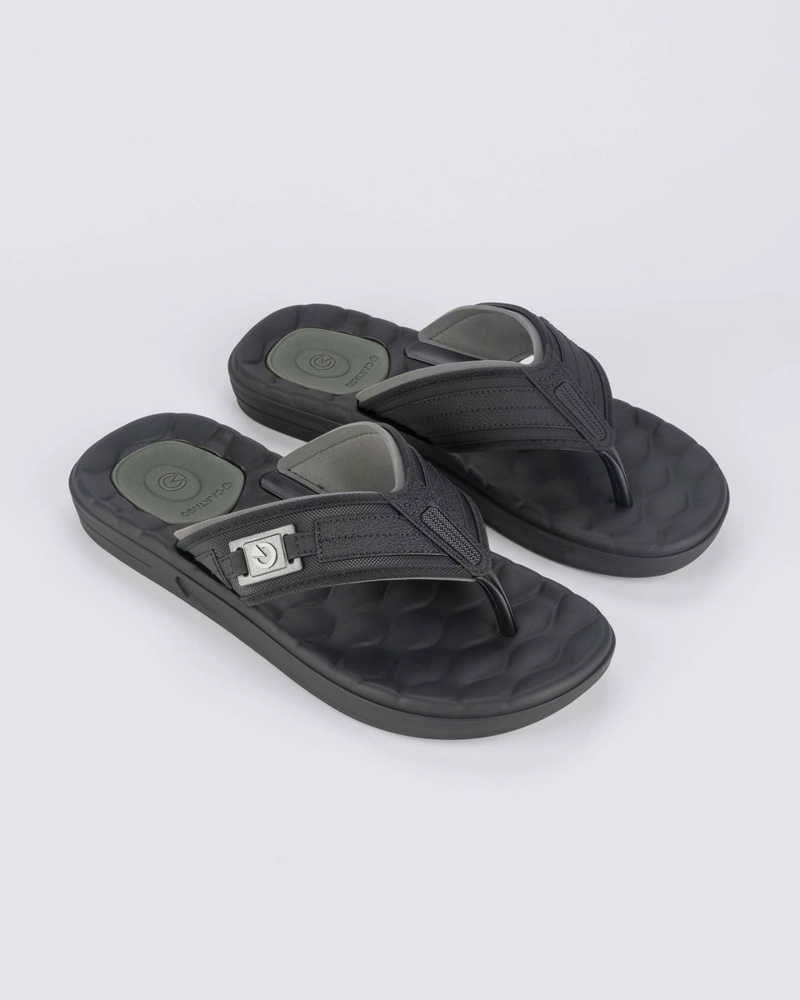 GR-CT-12287 NEGRO/GRIS/VERDE SANDALIA HOMBRE_ - 2