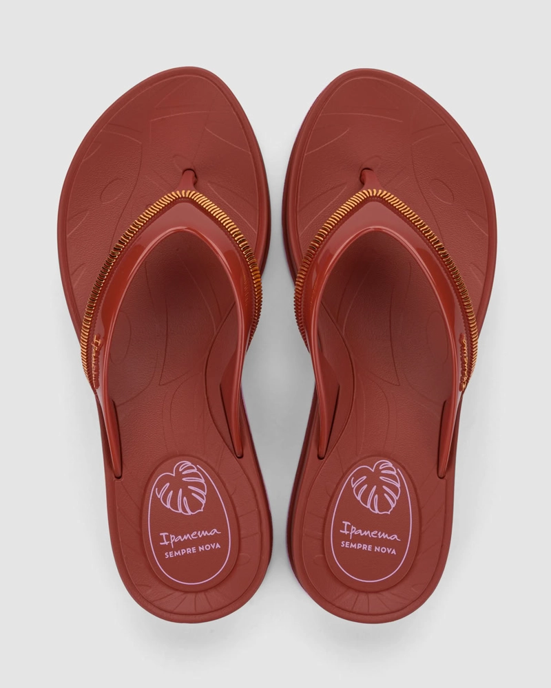 GR-IP-27578 TERRACOTA OXIDADA/ROSA SANDALIA MUJER_ - 2