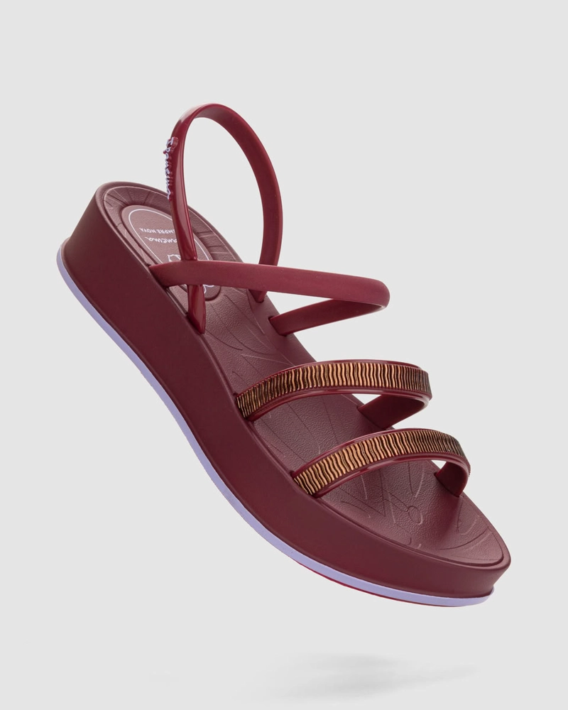 GR-IP-27574 BORDO/LILA SANDALIA MUJER_ - 2