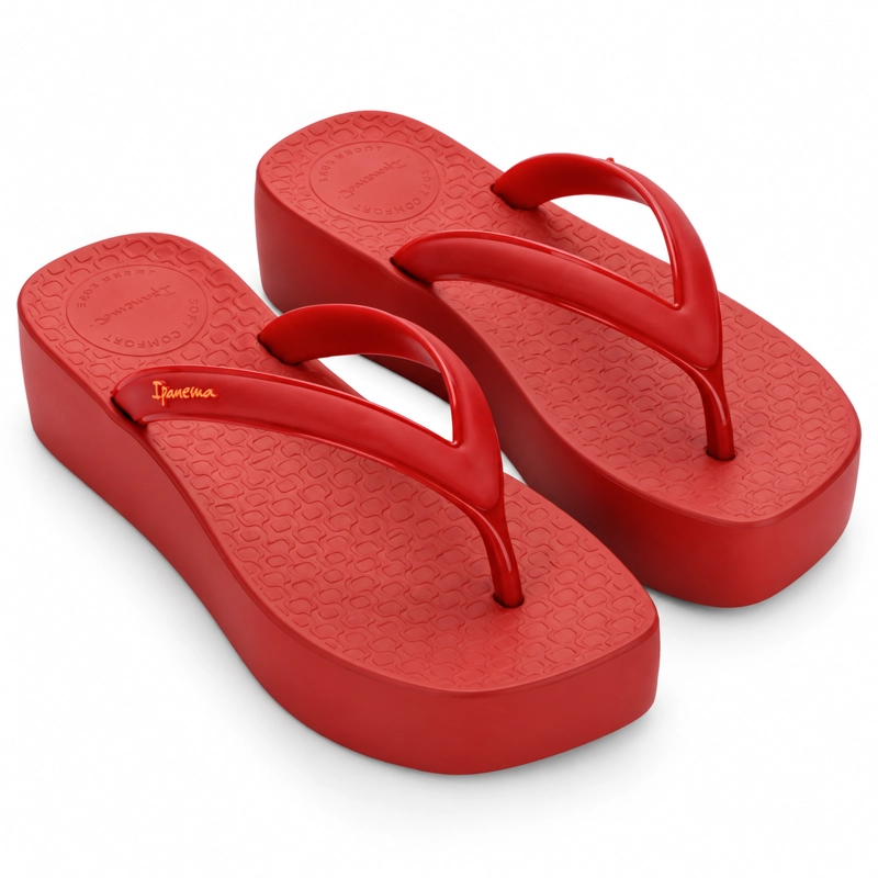 GR-IP-27516  ROJO/ROJO SANDALIA MUJER_ - 3