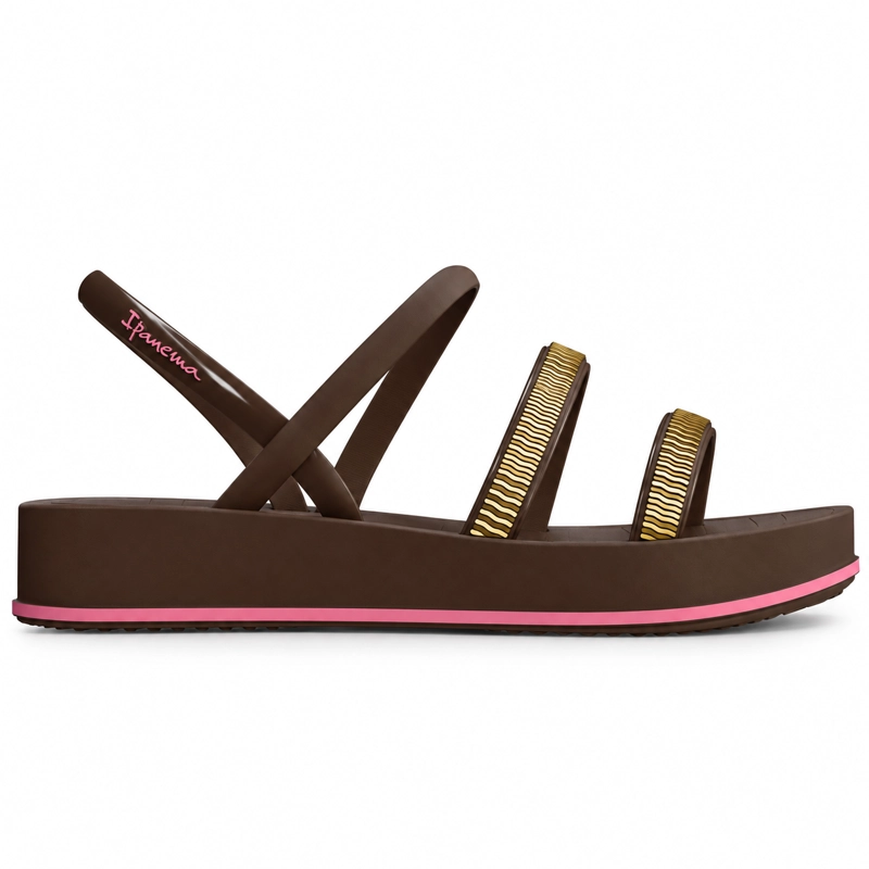 GR-IP-27574 MARRON/ROSA SANDALIA MUJER_ - 1