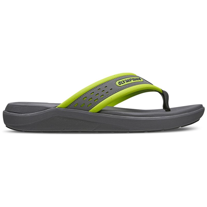 SANDALIA HOMBRE_ OLYMPIKUS 921 GRIS/VERDE - 1