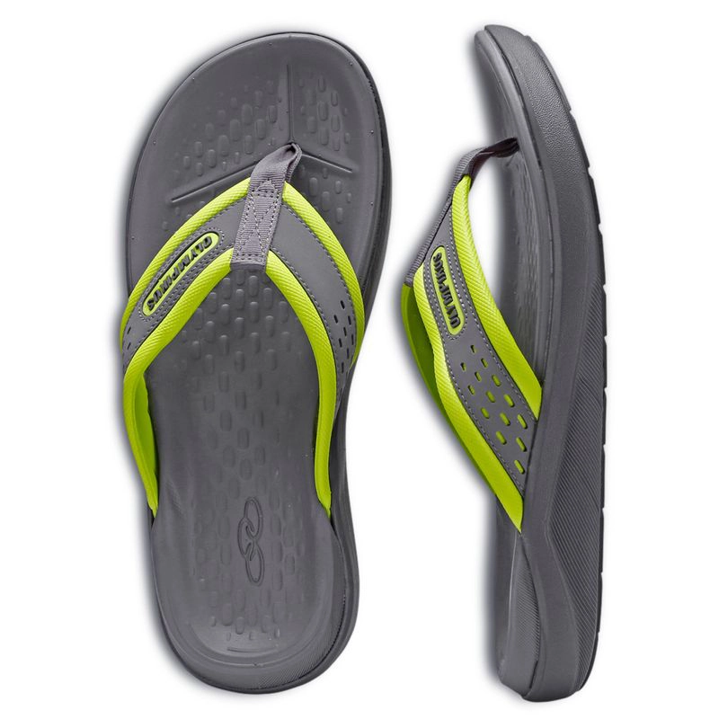 SANDALIA HOMBRE_ OLYMPIKUS 921 GRIS/VERDE - 4