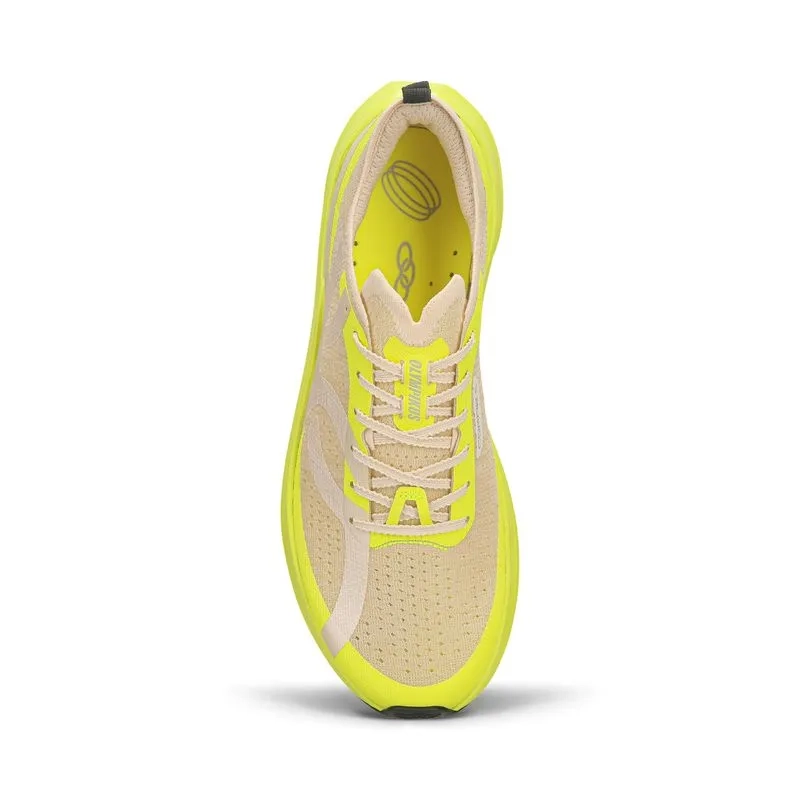 ZAPATILLA RUNNING HOMBRE_ CORRE 5 ARENA/AMARILLO - 4