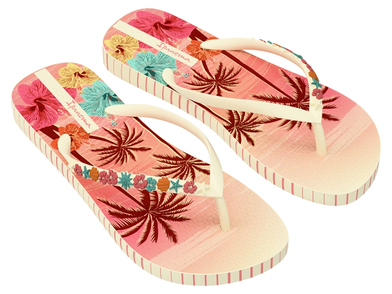 GR-IP-27568 BEIGE/ROSA/NARANJA SANDALIA MUJER_ - 3