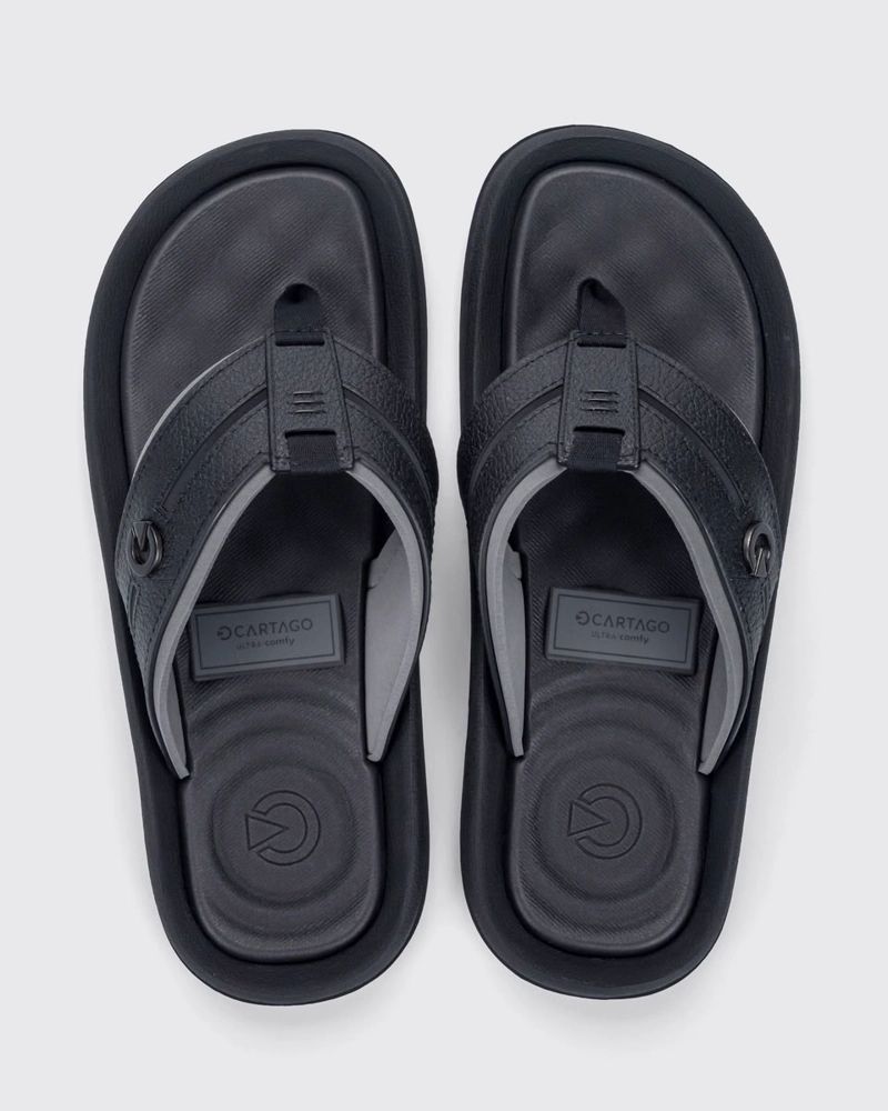 GR-CT-12525 NEGRO/NEGRO/GRIS SANDALIA HOMBRE_ - 2