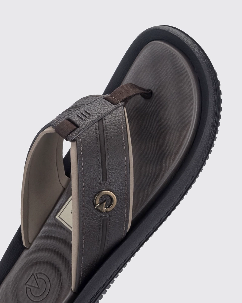 GR-CT-12525 MARRON OSCURO/BEIGE SANDALIA HOMBRE_ - 2