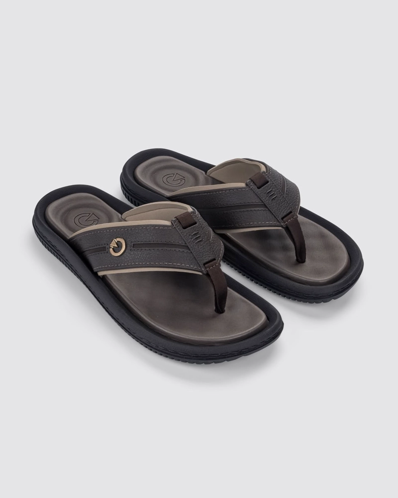 GR-CT-12525 MARRON OSCURO/BEIGE SANDALIA HOMBRE_ - 3