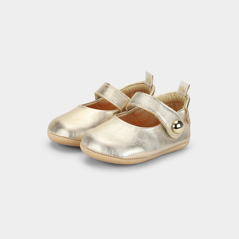 SANDALIA BEBE DORADO COMFY 3 BIBI - 2