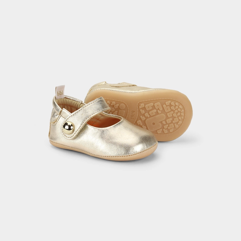 SANDALIA BEBE DORADO COMFY 3 BIBI - 3