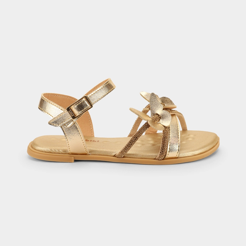 SANDALIA INFANTIL DORADO SHINE 921 BIBI - 1
