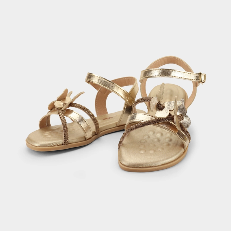 SANDALIA INFANTIL DORADO SHINE 921 BIBI - 4