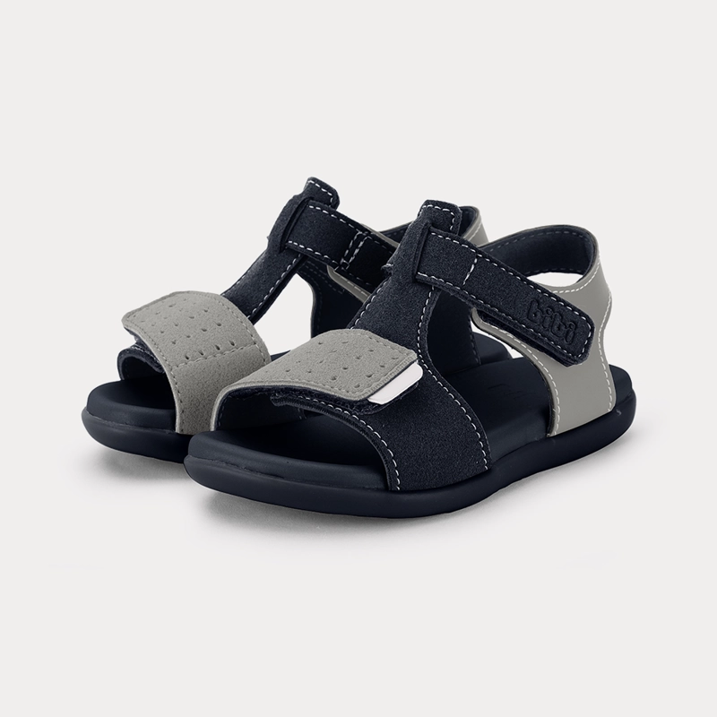 SANDALIA BEBE AZUL MARINO SOFT 3 BIBI - 2