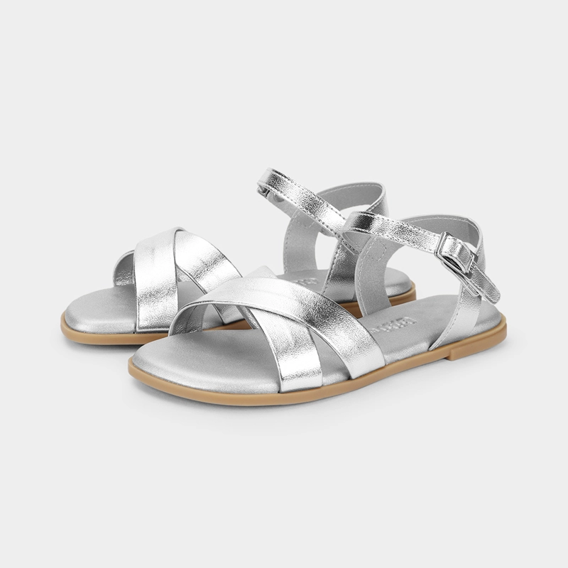 SANDALIA INFANTIL PLATA SHINE 921 BIBI - 3