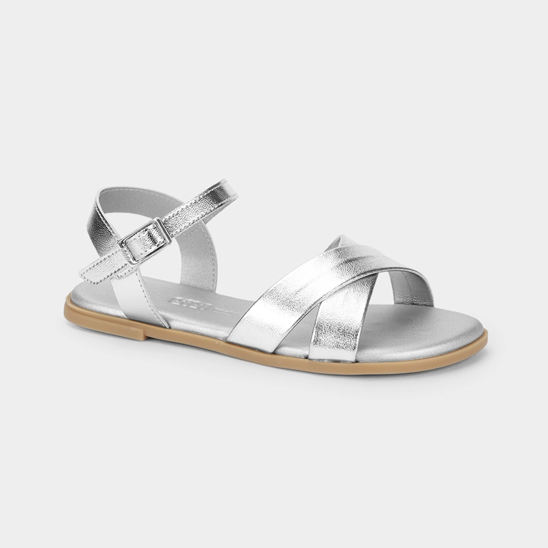 SANDALIA INFANTIL PLATA SHINE 921 BIBI - 5