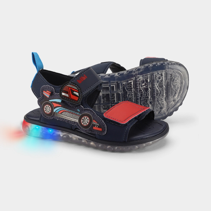 SANDALIA INFANTIL AZUL/ROJO SUMMER LIGHT 2.0 BIBI - 3