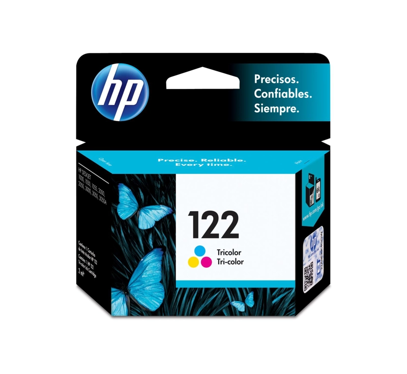 CARTUCHO DE TINTA HP 122 TRICOLOR ORIGINAL - 1