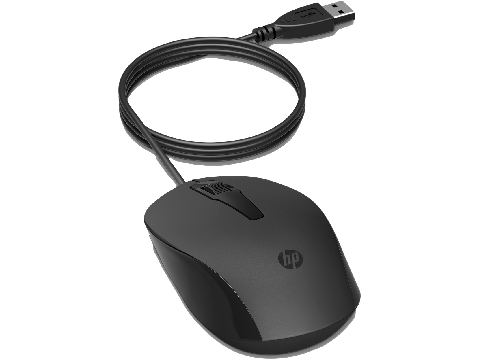MOUSE HP 150 ALÁMBRICO, NEGRO - 3