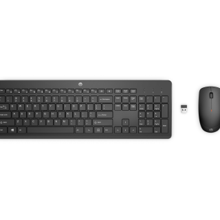 TECLADO Y MOUSE INALÁMBRICO HP 230, NEGRO - 1