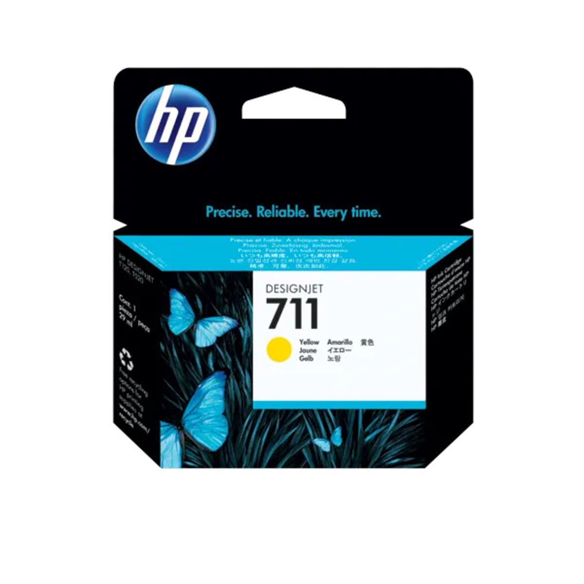 CARTUCHO DE TINTA HP 711 AMARILLO DESIGNJET DE 29 ML - 1