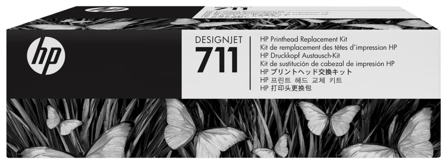 KIT DE REPUESTO DE CABEZAL DE IMPRESION HP 711 DESIGNJET ORIGINAL - 1