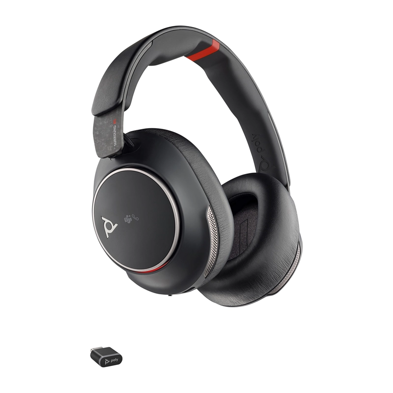 AUDIFONOS POLY VOYAGER SURROUND 85 UC USB-C/A CON SOPORTE DE CARGA - 1