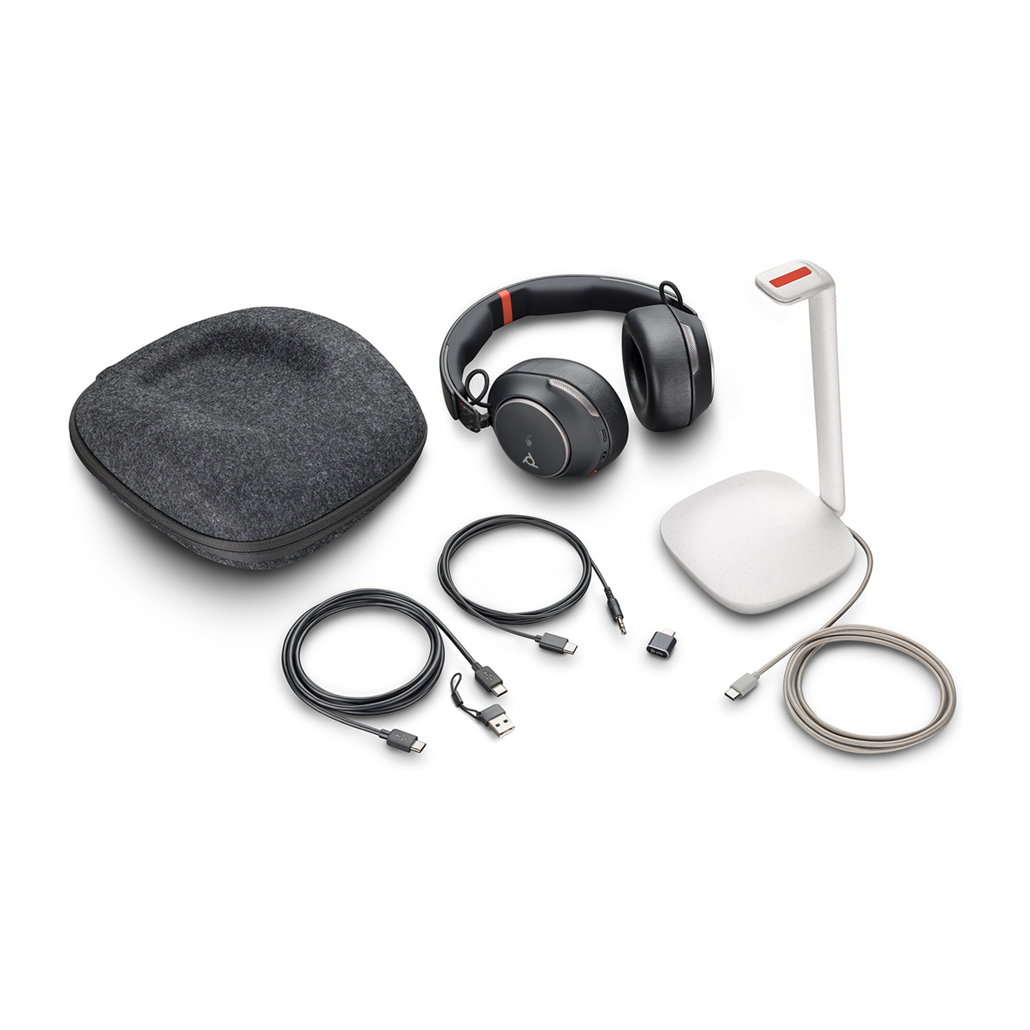 AUDIFONOS POLY VOYAGER SURROUND 85 UC USB-C/A CON SOPORTE DE CARGA - 7