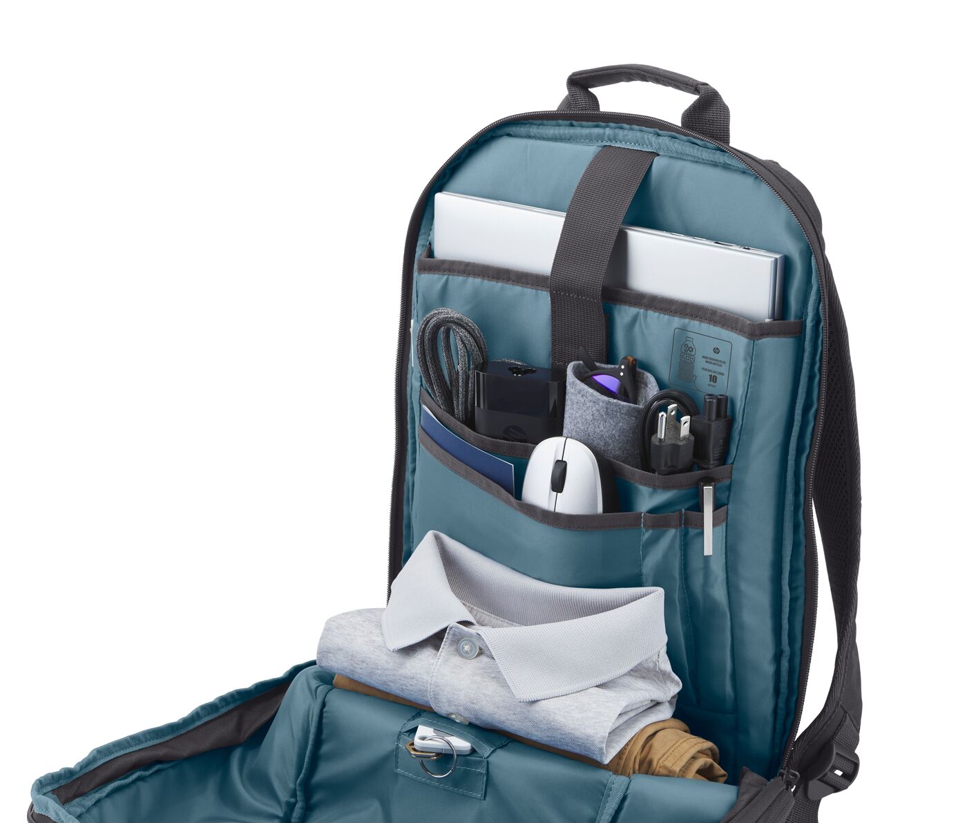 MOCHILA PARA LAPTOP DE 15,6' HP TRAVEL EN COLOR GRIS HIERRO 18L - 6