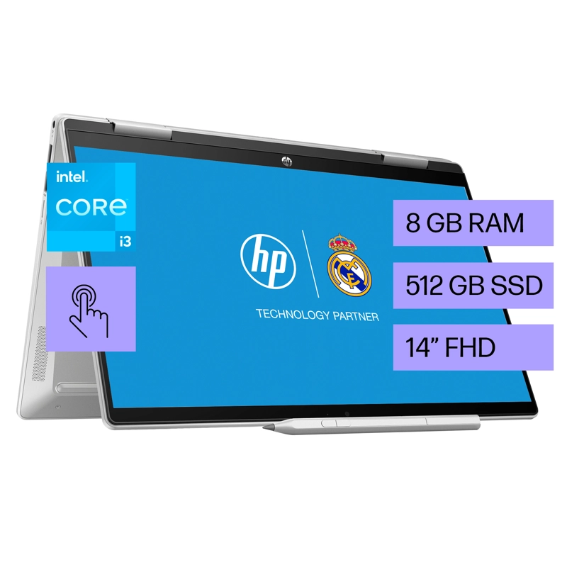 Notebook HP Pavilion x360 14-ek1013la 2 en 1 Intel Core i3 8gb Ram 512gb Ssd Windows 11 Home - 3