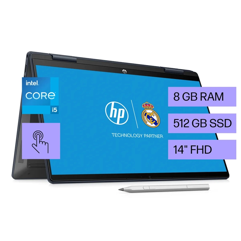 Notebook HP 2 en 1 Pavilion x360 14-ek1011la Intel Core i5 8gb Ram 512gb Ssd Windows 11 Home - 3