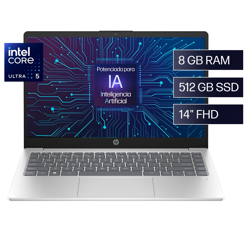 Notebook HP 14-ep1001la Intel Core Ultra 5 8gb Ram 512gb Ssd Windows 11 Home - 1