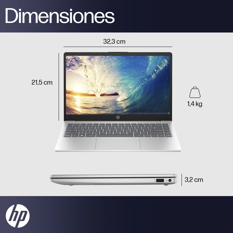 Notebook HP 14-ep1001la Intel Core Ultra 5 8gb Ram 512gb Ssd Windows 11 Home - 10