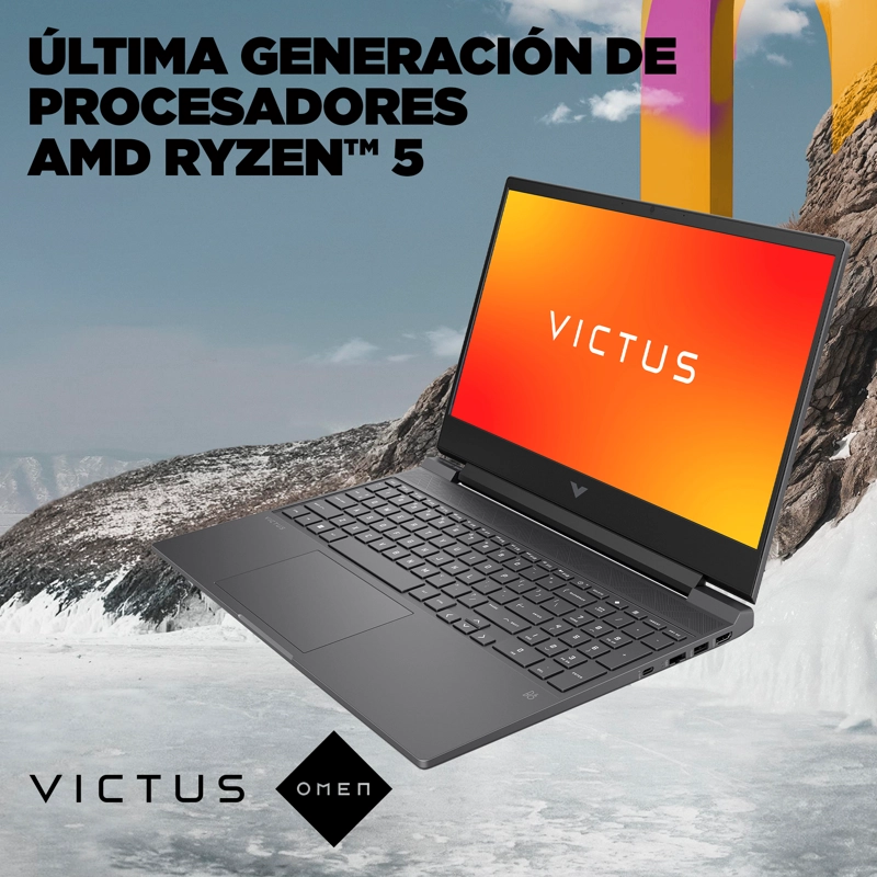 Notebook HP Gamer Victus 15-fb2015la AMD Ryzen 5 16gb Ram 1tb Ssd RTX3050 6gb Windows 11 Home - 11