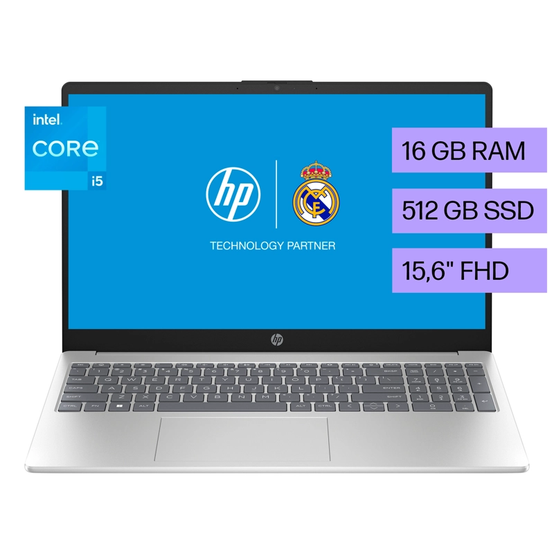 Notebook HP 15-fd0259la Intel Core i5 16gb Ram 512gb Ssd Windows 11 Home - 1